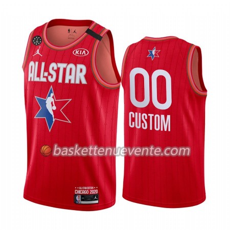 Maillot Basket 2020 All-Star Personnalisé Jordan Brand Rouge Swingman - Homme